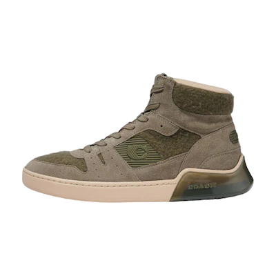 Coach High-Top Sneaker 'Military Green Velvet'