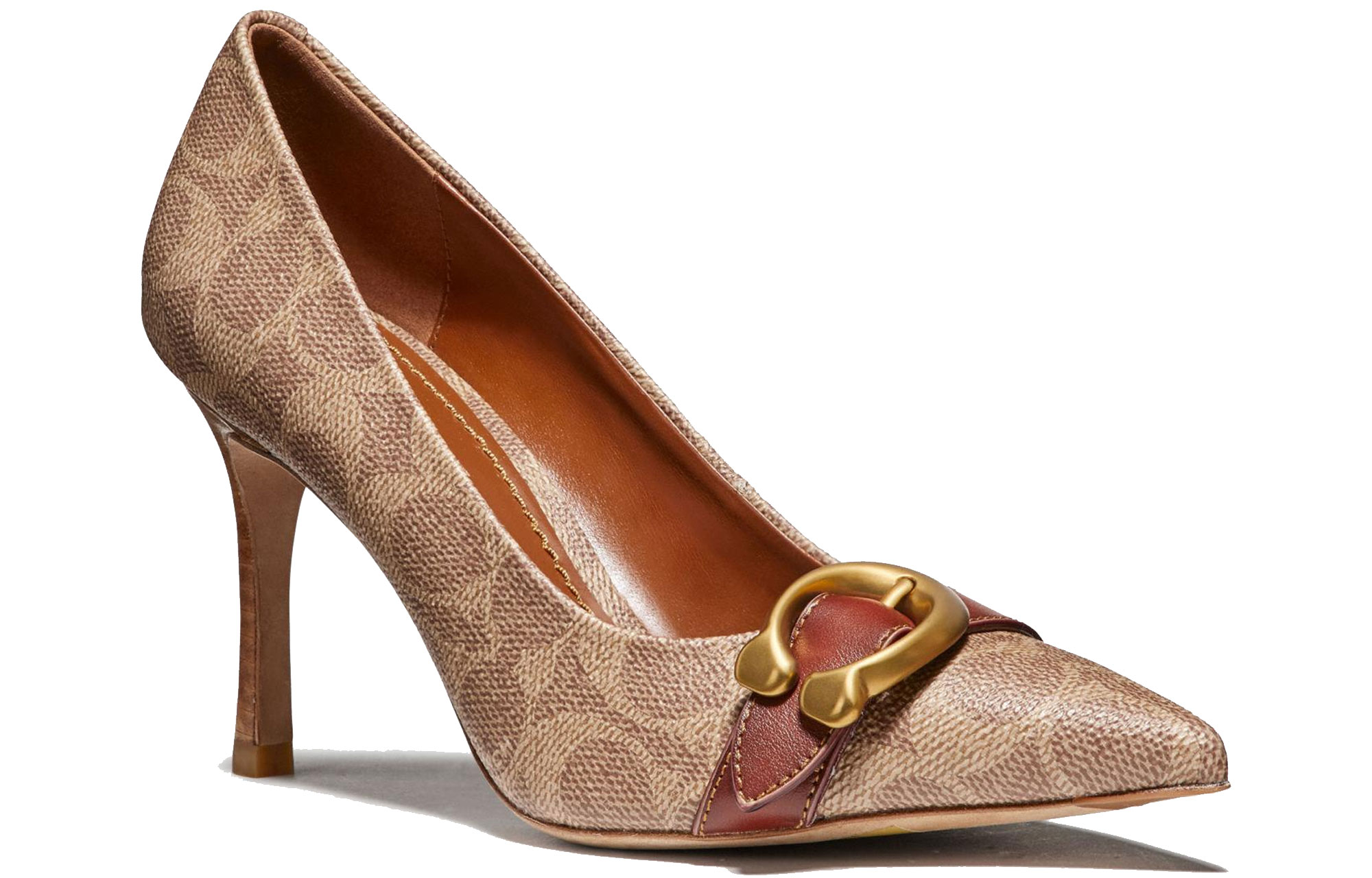 Coach High Heel Pumps 'Classic Brown Signature Print' G2749-NU3