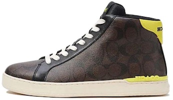 Coach High-Top Leather Sneakers 'Brown' CL481_W1U Coach High-Top Leather Sneakers 'Brown' CL481_W1U
