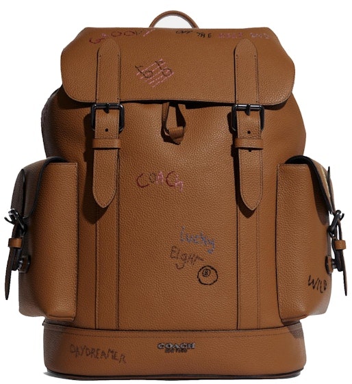 coach-hudson-backpack-diary-embroidery-brown