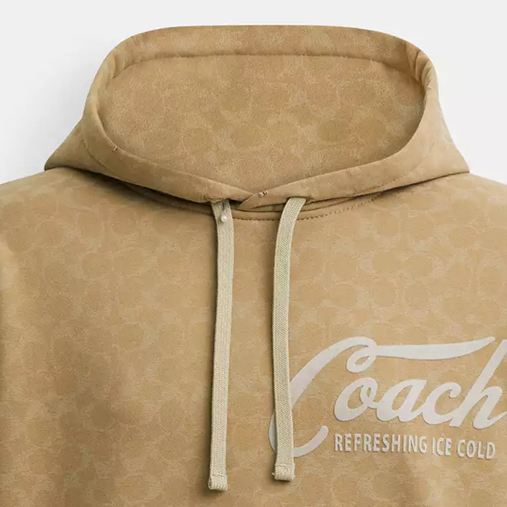 Details for Sudadera Coach Khaki con Logo de Letras Impreso CS788-KHA