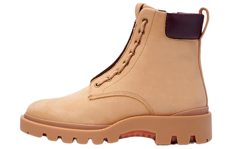 Coach Leather Comfort Ankle Boot 'Brown' C7088_NAT