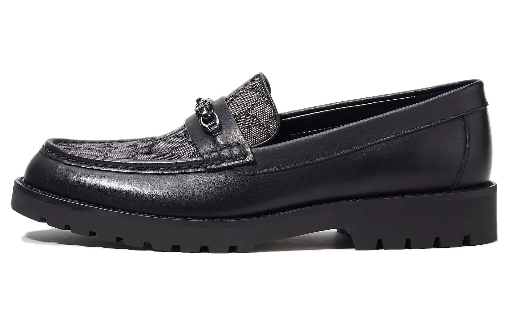 Coach Leather Loafers 'Black Comfort Casual' CK488_UTC