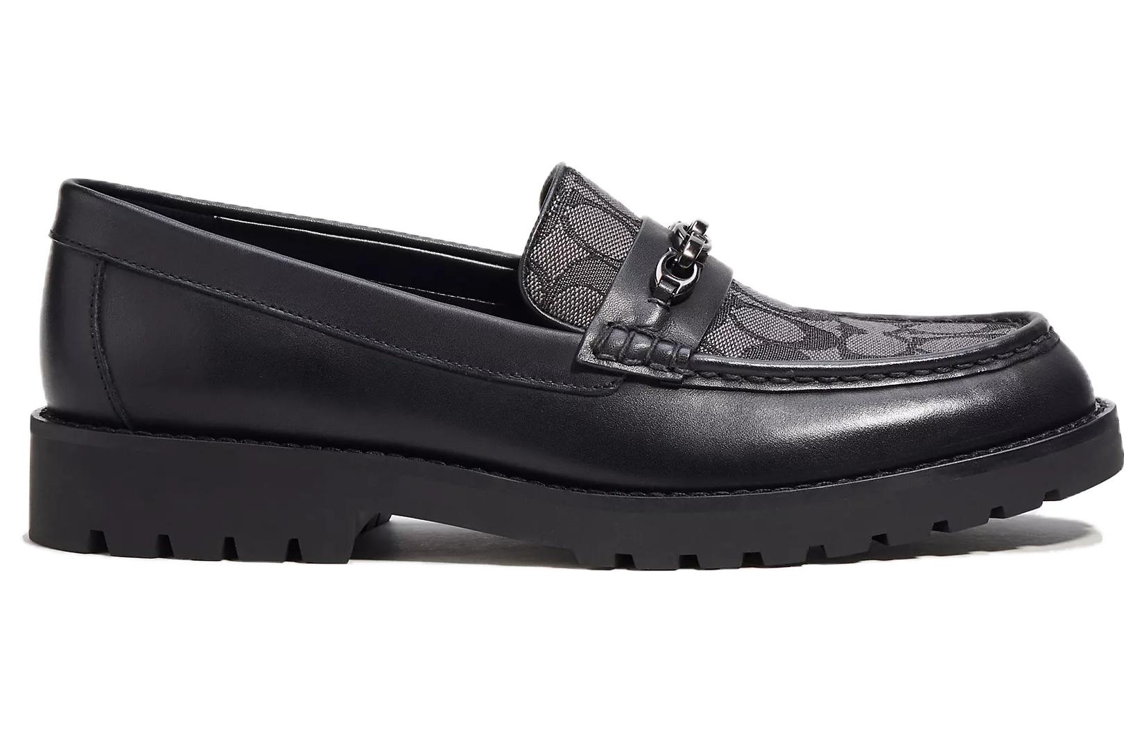 Lookbook Kasut Loafer Kulit Coach 'Hitam Selesa Kasual' CK488_UTC