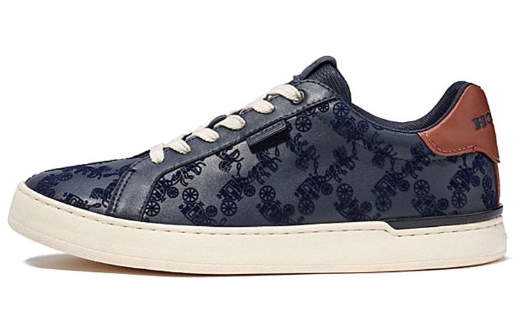 Coach Leather Low-Top 'Fashion Sneaker Blue' CF137_BHP