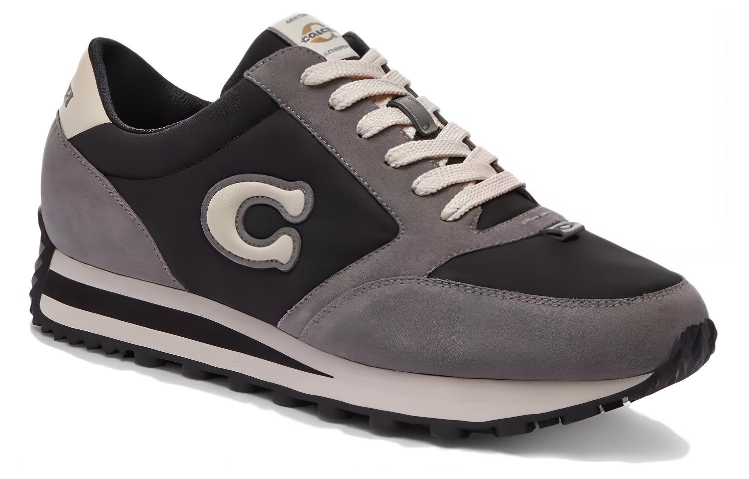 Order 蔻驰皮革低帮鞋 '舒适多功能灰色' CR943_BKHG