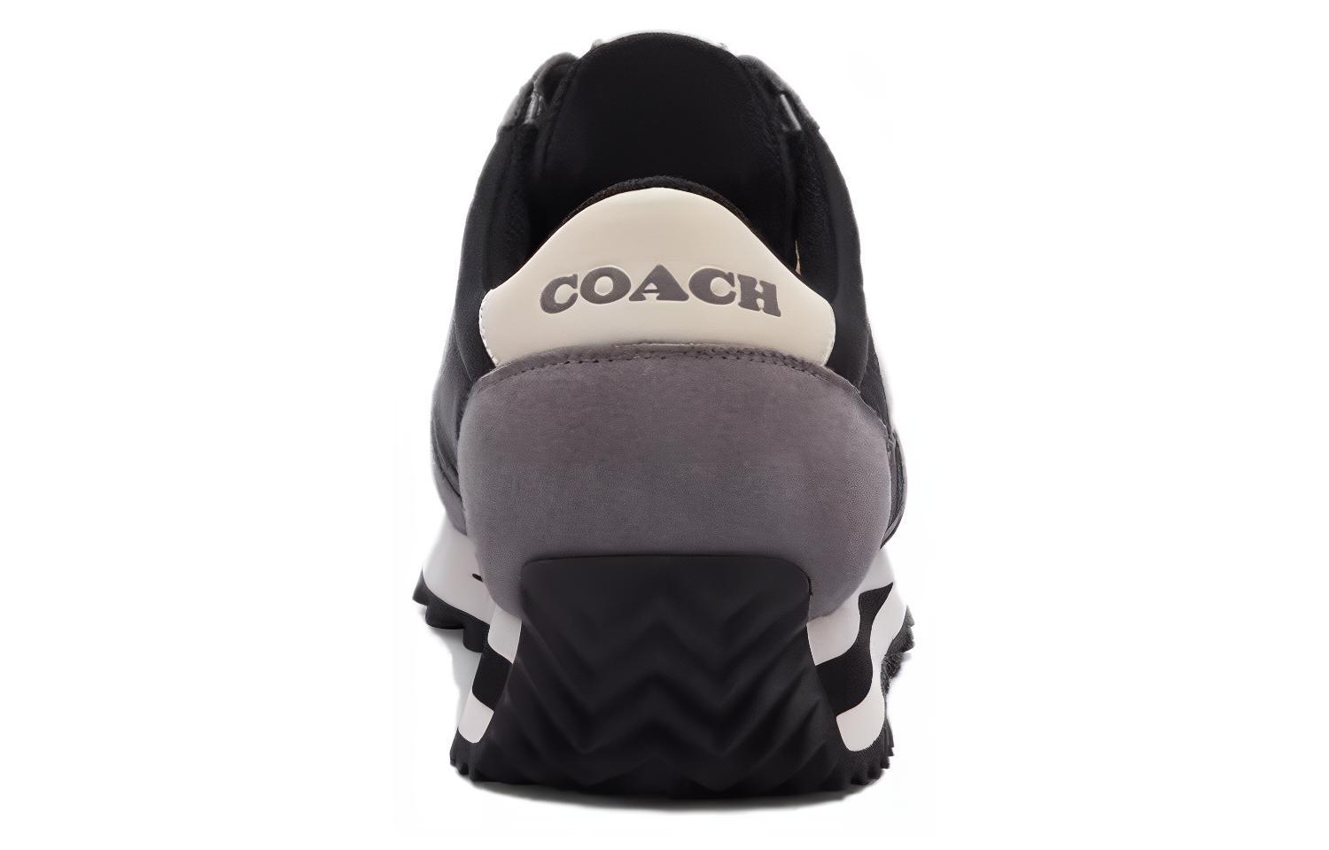 Shop 蔻驰皮革低帮鞋 '舒适多功能灰色' CR943_BKHG