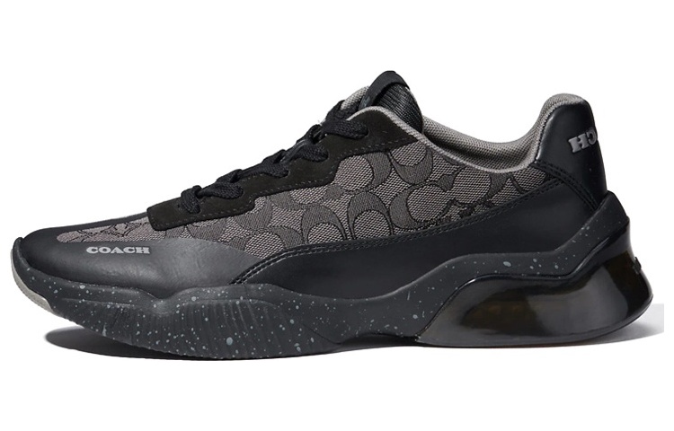 Coach Leather Low Top 'Black' C8812_BLK