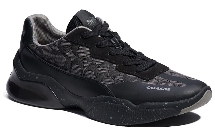 Lookbook 蔻驰黑色低帮皮鞋 C8812_BLK