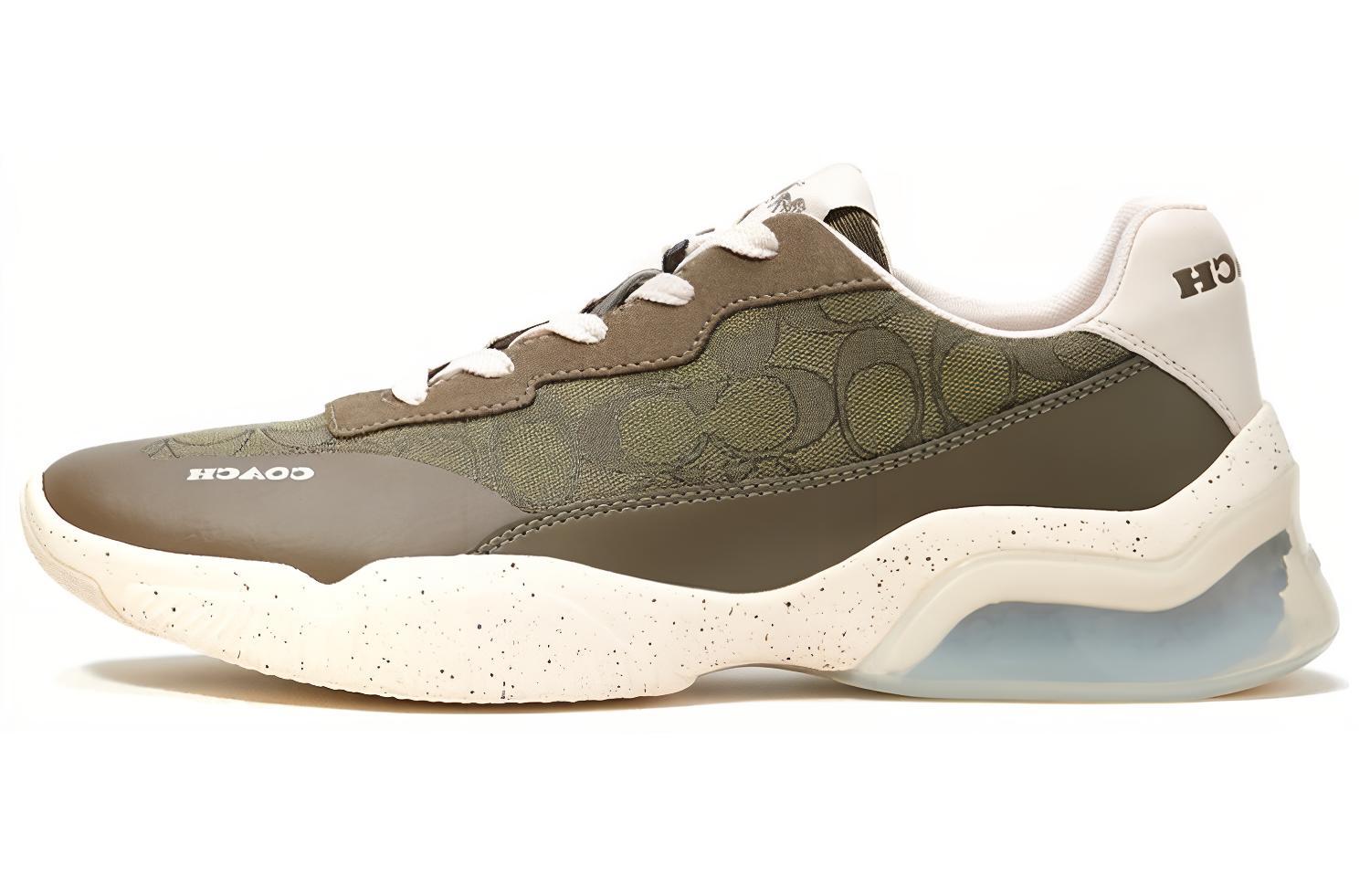 Coach Leather Low Top 'Green'