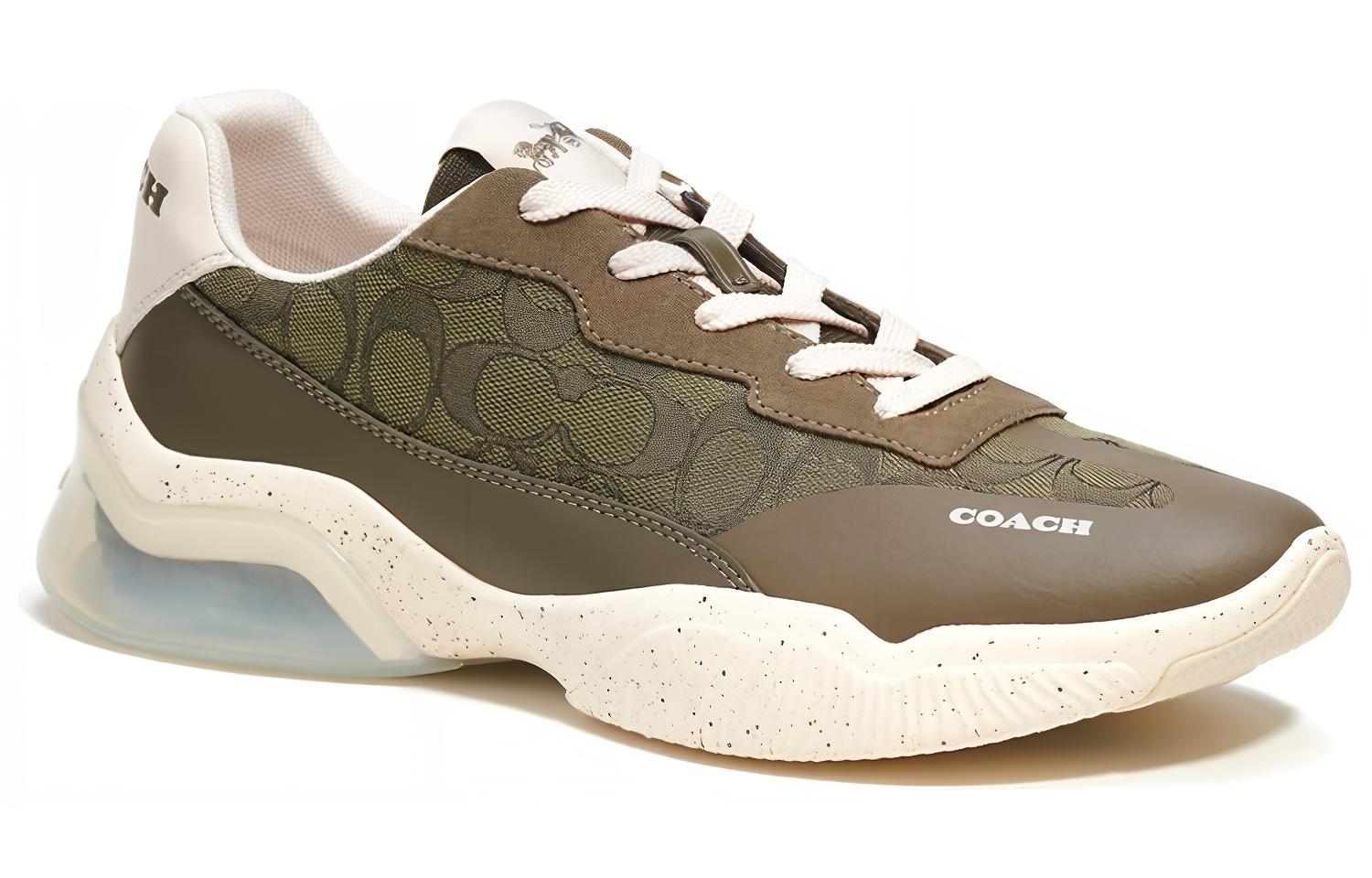 Coach Leather Low Top 'Green' 圖 3