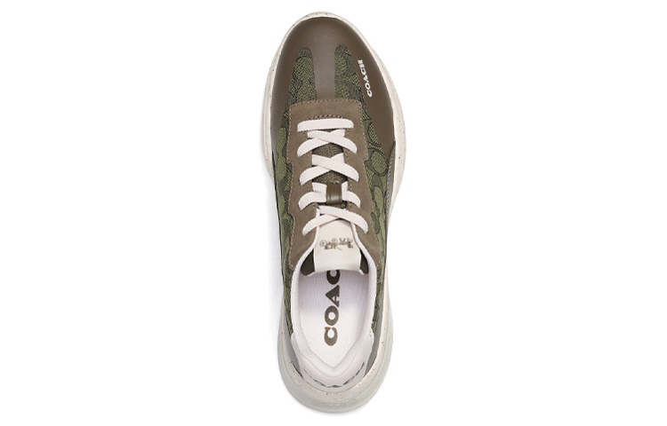 Coach Leather Low Top 'Green' 圖 4