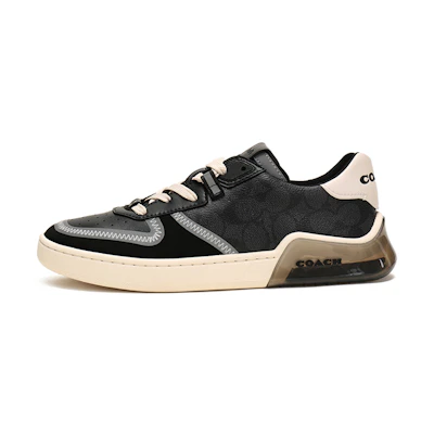 Coach Leather Low Top 'Grey Black'