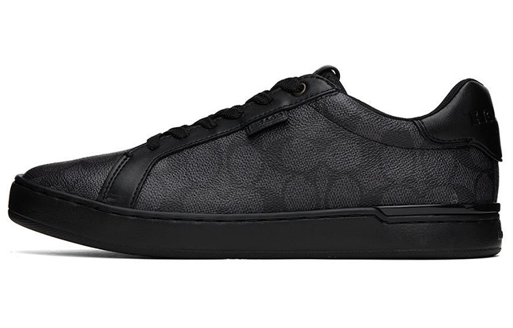 Coach Leather Low Top Lace-up 'Fashion Sneaker Black' CG999_CQGY