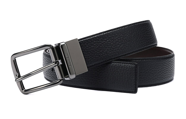 Lookbook コーチ メンズ用リバーシブルレザーベルト - 幅3.7cm 64099-BKMA