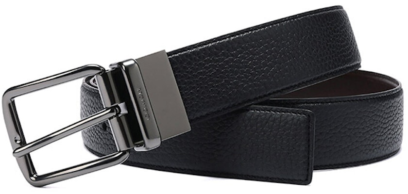 コーチ メンズ用リバーシブルレザーベルト - 幅3.7cm 64099-BKMA Lookbook コーチ メンズ用リバーシブルレザーベルト - 幅3.7cm 64099-BKMA