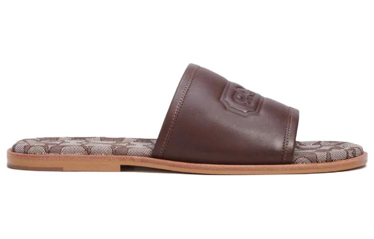 Coach Leather Slide 'Brown' 圖 2