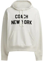 Coach Letter Print Hoodie Unisex Casual Fit Cream Color CQ226-CRM Coach Letter Print Hoodie Unisex Casual Fit Cream Color CQ226-CRM