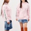 Shop COACH Letter Print Pink Hoodie Unisex Long Sleeve. CK160-LRD