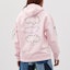 Sizing COACH Letter Print Pink Hoodie Unisex Long Sleeve. CK160-LRD