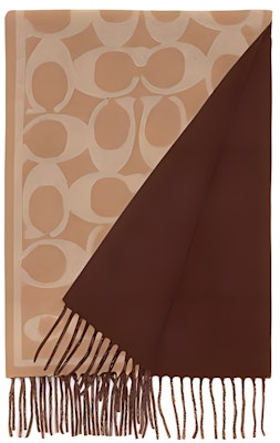 COACH Syal Cashmere Logo Unisex Desain Pasangan Coklat Muda/Coklat CB692-CAM Buy COACH Syal Cashmere Logo Unisex Desain Pasangan Coklat Muda/Coklat CB692-CAM