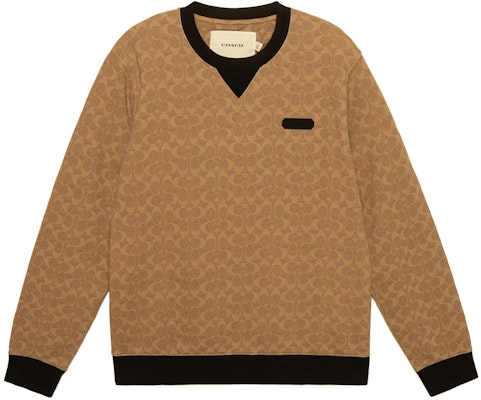 COACH Logo Print Crewneck Pullover Sweatshirt Brown. C5760-RYU Buy COACH Logo Print Crewneck Pullover Sweatshirt Brown. C5760-RYU