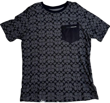 コーチ ロゴプリント クルーネックTシャツ ブラック 89749-OY2 Buy コーチ ロゴプリント クルーネックTシャツ ブラック 89749-OY2