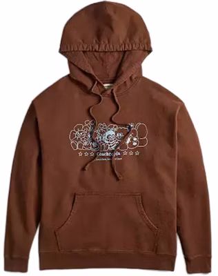 蔻驰logo印花连帽衫男女同款深棕色长袖 CP880-DBM Buy 蔻驰logo印花连帽衫男女同款深棕色长袖 CP880-DBM