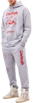 COACH Seluar Jogger Knit Logo Unisex Kelabu. CP835-GRM Shop COACH Seluar Jogger Knit Logo Unisex Kelabu. CP835-GRM