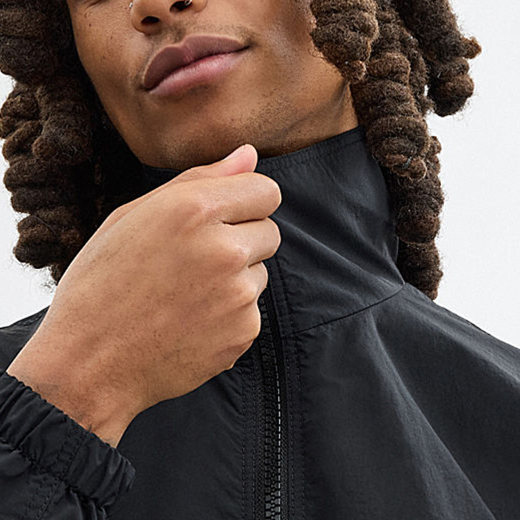 COACH Logo Print Zip-Up Stand Collar Casual Jacket Black CR358-BLK 圖 5