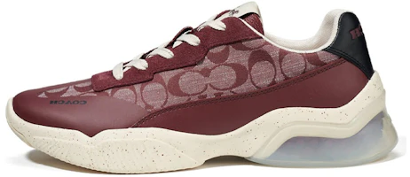 Coach Low-Top Sneaker 'Burgundy Leather' CH113_Wine Coach Low-Top Sneaker 'Burgundy Leather' CH113_Wine