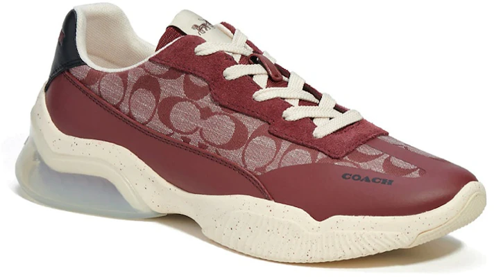 Coach Low-Top Sneaker 'Burgundy Leather' CH113_Wine Order Coach Low-Top Sneaker 'Burgundy Leather' CH113_Wine