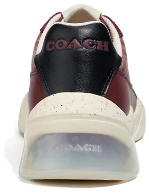 Coach Low-Top Sneaker 'Burgundy Leather' CH113_Wine Shop Coach Low-Top Sneaker 'Burgundy Leather' CH113_Wine