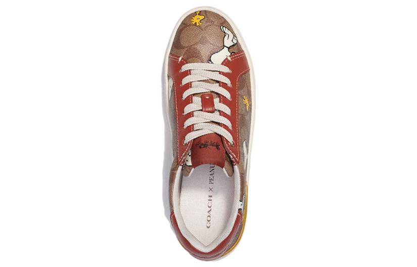 Shop 코치 카키 로우탑 스니커즈 CF162_KHA