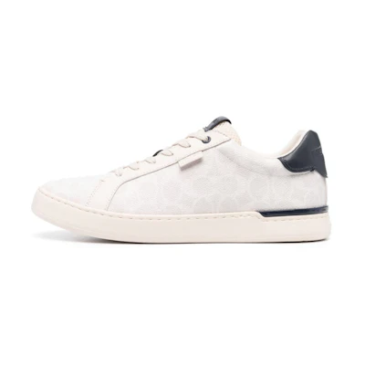 Coach Low Top 'Classic Logo Print - Beige'