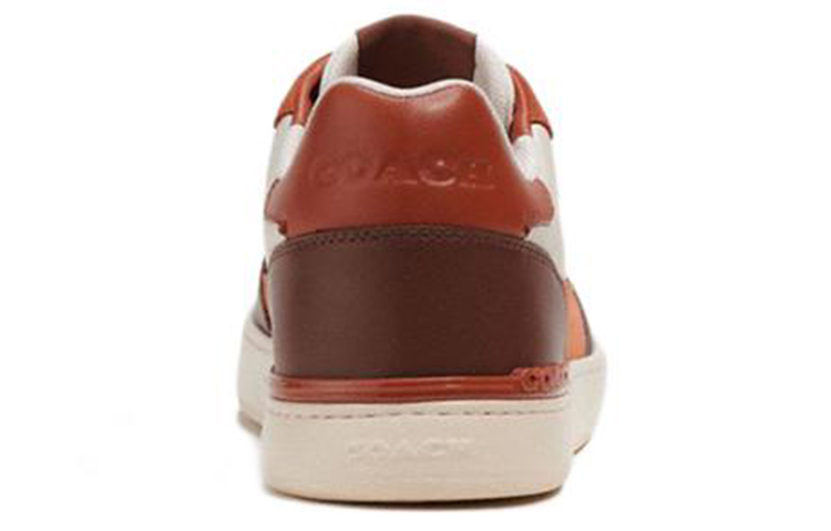 Coach Low Top Lace-Up 'White Brown' 圖 4