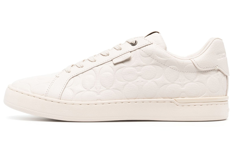 Coach Low Top Lace-Up 'White Leather'