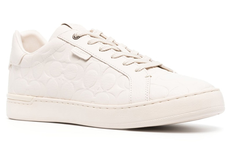 Coach Low Top Lace-Up 'White Leather' 圖 2