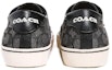 Shop Coach Low Top Sneaker 'Signature Canvas - Hitam' CC822_BLK