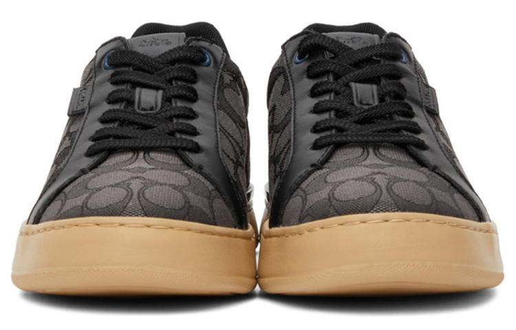 Lookbook Coach Lowline 'Hitam Abu-abu' C3142_CHR