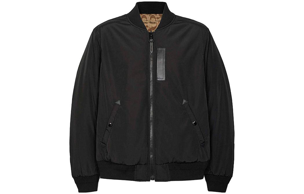 Order コーチ メンズ SS23 リバーシブル ソリッドロゴプリント ジップジャケット 3089-BKKH