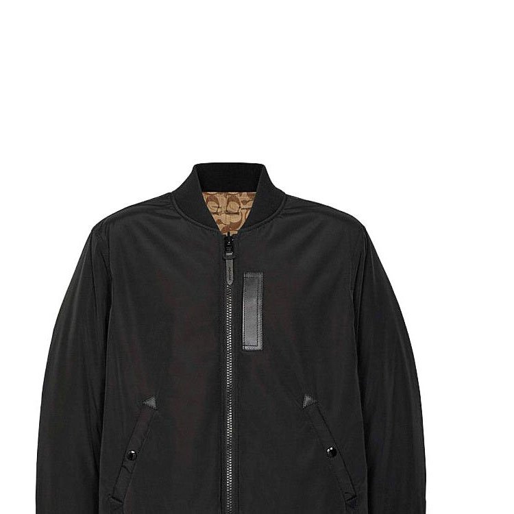 Sizing コーチ メンズ SS23 リバーシブル ソリッドロゴプリント ジップジャケット 3089-BKKH