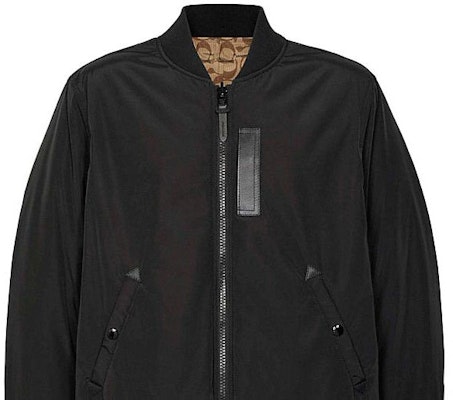 コーチ メンズ SS23 リバーシブル ソリッドロゴプリント ジップジャケット 3089-BKKH Sizing コーチ メンズ SS23 リバーシブル ソリッドロゴプリント ジップジャケット 3089-BKKH