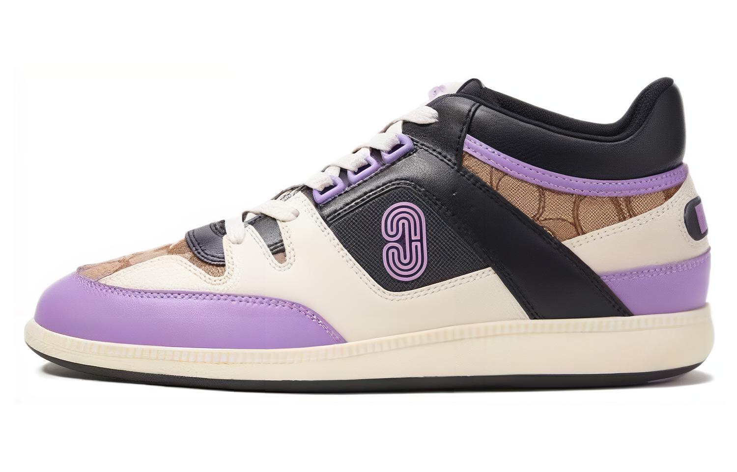 Coach Mid-Top Leather 'Comfort Fashion - Purple' CL347_W1B