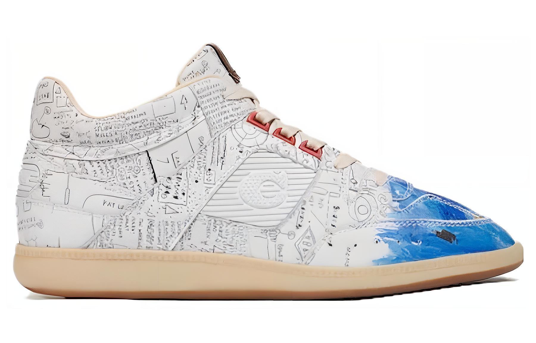 Coach Mid-Top Sneaker 'Simple White & Blue' 圖 2