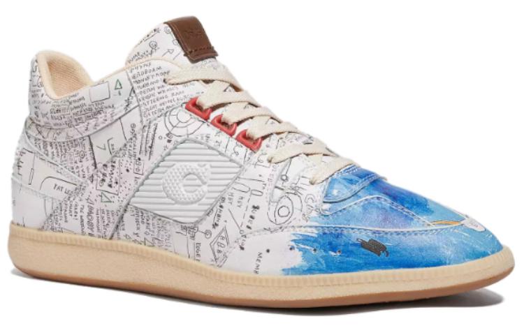 Coach Mid-Top Sneaker 'Simple White & Blue' 圖 3