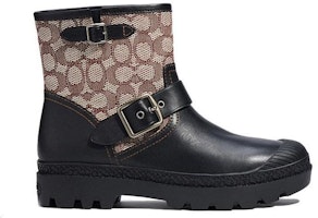 Coach Moto 'Bota Corta Negra con Hebilla de Moda' CH061_BLK Order Coach Moto 'Bota Corta Negra con Hebilla de Moda' CH061_BLK