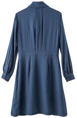 COACH 海軍藍長袖縮腰中長洋裝 C4355-NAV Lookbook COACH 海軍藍長袖縮腰中長洋裝 C4355-NAV