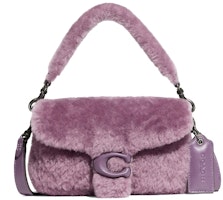 Coach Pillow Tabby 18 Shoulder Bag Shearling Dusty Purple Coach Pillow Tabby 18 Shoulder Bag Shearling Dusty Purple