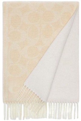 COACH Syal Cashmere Reversible Logo Klasik Unisex Gaya Pasangan Beige/Tan CB692-CHK Order COACH Syal Cashmere Reversible Logo Klasik Unisex Gaya Pasangan Beige/Tan CB692-CHK